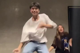 create a trendy tik tok dance, shuffle, afro dance group choreography dance