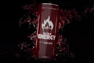 create realistic 3d beverage animation, bottle ad animation, 3d soda animation