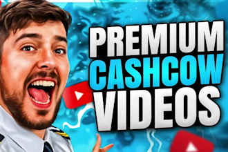 create top 10 cash cow faceless videos and cash cow youtube automation channel