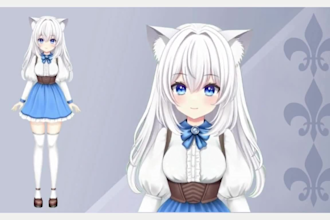 live2d vtuber model commission live2d rigging for streaming avatar in vtube