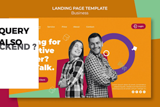 develop frontend of website and dashboard with html css bootstrap