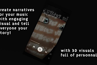 do 3d spotify canvas, visualizer or animations for your music