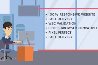 convert psd to html xd to html  figma to html responsive bootstrap5