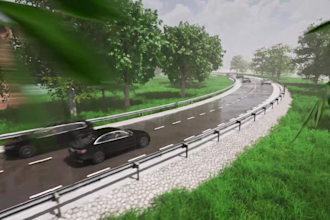 3d modelling and renderings for roads and bridges