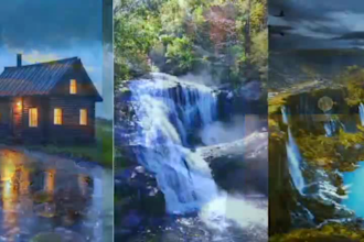 create 100 meditation, nature short videos for social media