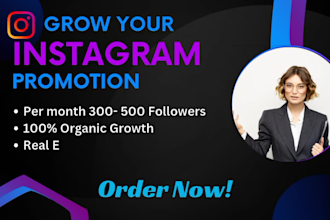 do instagram promotion for organic growth