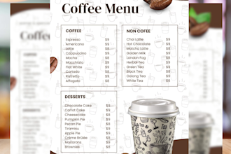 design quick restaurant menu design food menu design menu price list in 6 hours