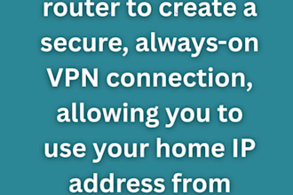 set up VPN on your glinet routers to obtain your home IP