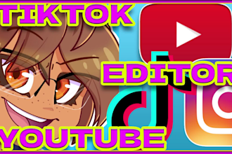 edit your twitch vods or gaming clips for youtube or tiktok