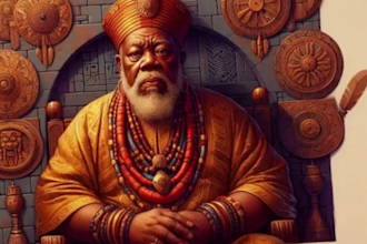 create a captivating ai video art for african folktales and stories