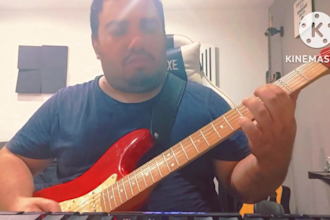 do electric guitar lesson