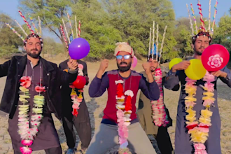 wish you funny happy birthday video in a funny style