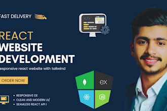 build or rebuild a full stack website as frontend developer