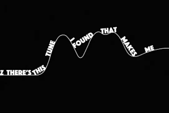 create kinetic typography video, 2d explainer, text and lyrics video