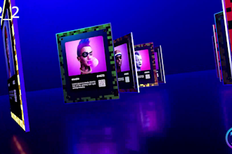 create 3d nft promo, ads, trailer, intro video for nft collection