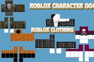design custom detailed roblox clothing roblox character ugc roblox accessories