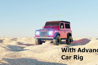 rig your cars and vehicles in blender