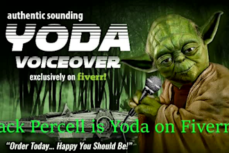record an authentic sounding yoda voiceover