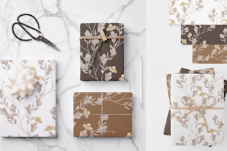 create illustration watercolor patterns