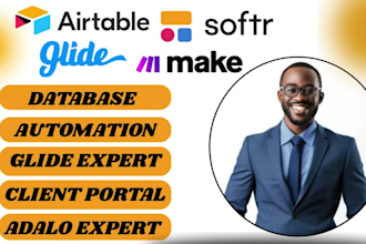 be your airtable softr database integration interface glide expert adalo expert