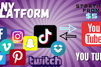 transfer videos from any platform to youtube and vice versa