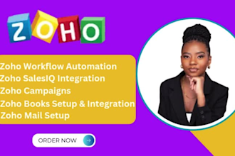 set up your zoho crm zoho books zoho salesiq zoho recruits