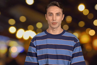 create an incredible ai spokesperson vedio with human avatar