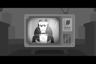 doodle explainer, 2d whiteboard, doodle animation, retro line art doodle cartoon