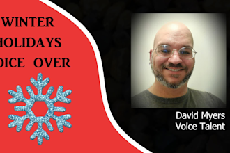 record a winter holiday voice over