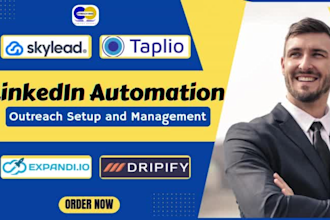 do linkedin automation outreach on expandi io taplio dripify and skylead