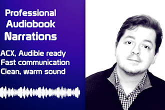 record an american male narration voice for your audiobook