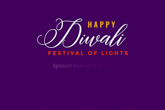 festive diwali wishes animated posters with a soundtrack