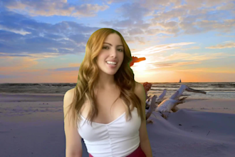 film a green screen spokesperson video in spanish or portuguese