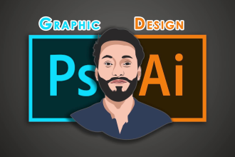 do graphic design, photoshop editing, adobe illustrator, logo artist, t shirt