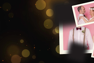 make photo slideshow video, birthday, wedding photo montage video editing