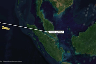 create plane travel route map animation for vlogs and video