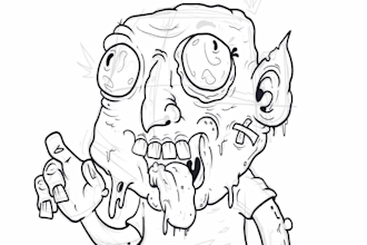draw a professional 2d character design