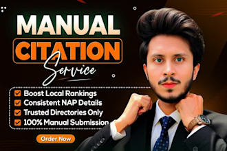 build manual local citations and business nap citations to boost SEO