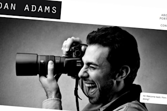 build squarespace photography website, personal portfolio site, wedding website