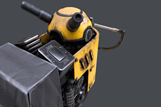 do game ready 3d model and texture