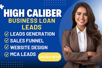 business loan leads mca leads lead generation business loan mca business leads