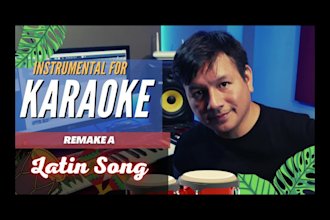 produce the instrumental version for any latin song