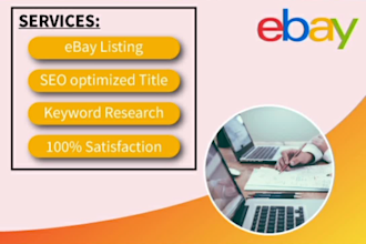 create ebay product listing, SEO optimized listing