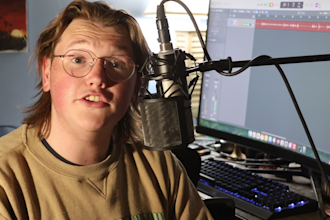 record a youthful male voiceover
