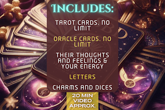 provide a you vs them video tarot reading within 24h