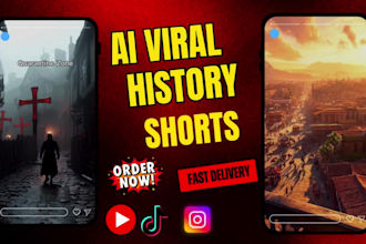 create viral ai generated history shorts for social media