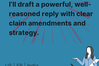 respond to patent office actions with strong legal arguments