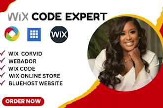 design and redesign website online store wix corvid webador
