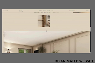 interactive 3d animated webflow website figma to website 3d spline lottie nextjs