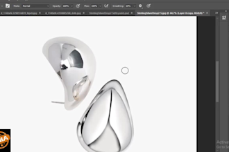 do HD quality jewelry image retouching and enhance